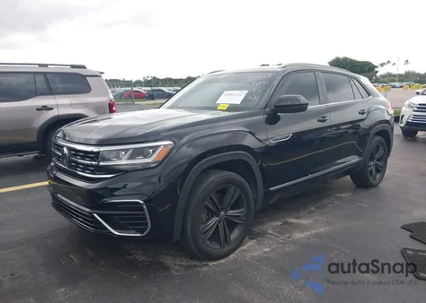 2021 Volkswagen Atlas Cross Sport 3.6L V6 Se W/Technology R-Line z USA, uszkodzony, nr VIN 1V2PE2CA7MC232145